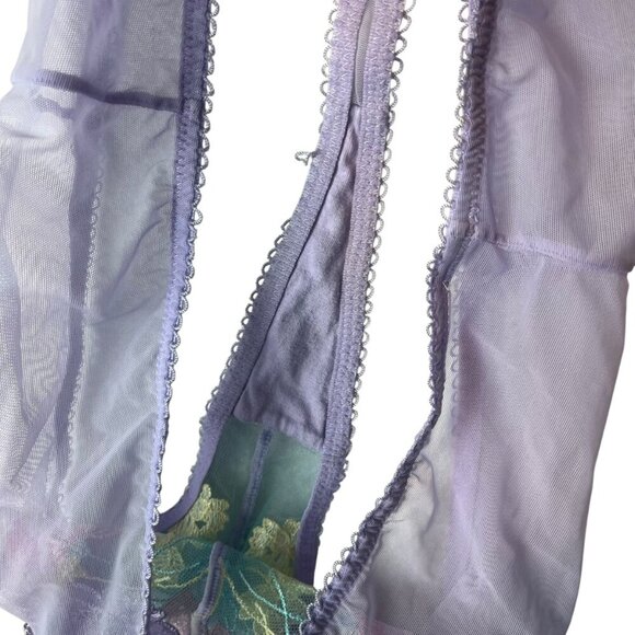 Felicity‎ Hayward X Playful Promises Luna Embroidered Bra High Waist Briefs Set - Picture 6 of 13